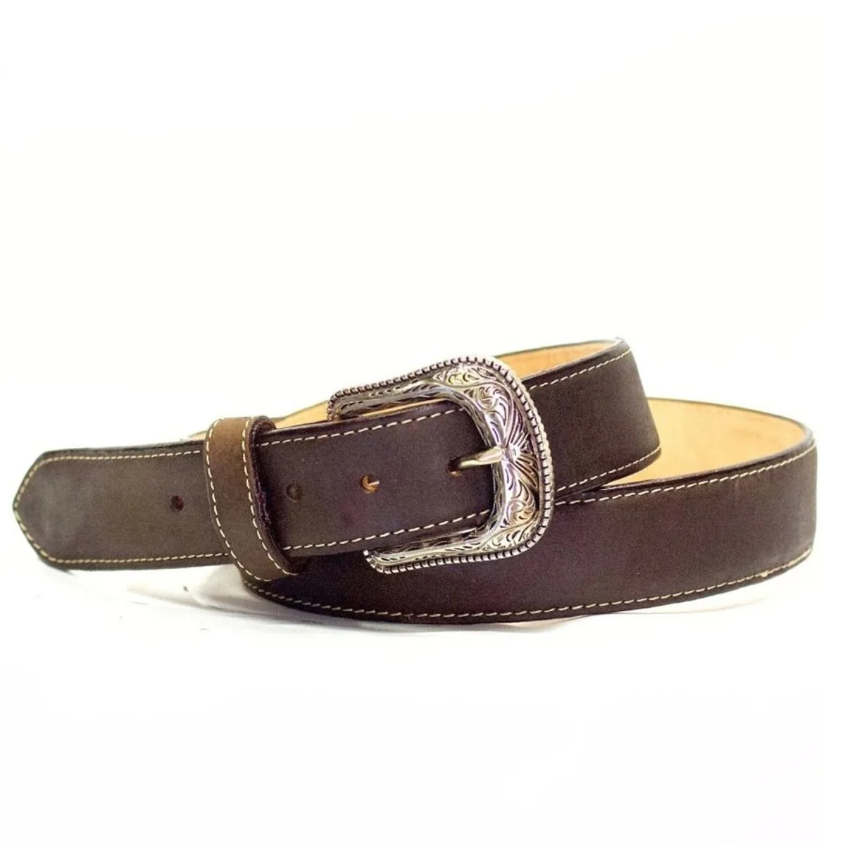 Cinto Vaquero para Mujer de Cuero Original Color Chocolate ROD-250CHO - Imagen 2