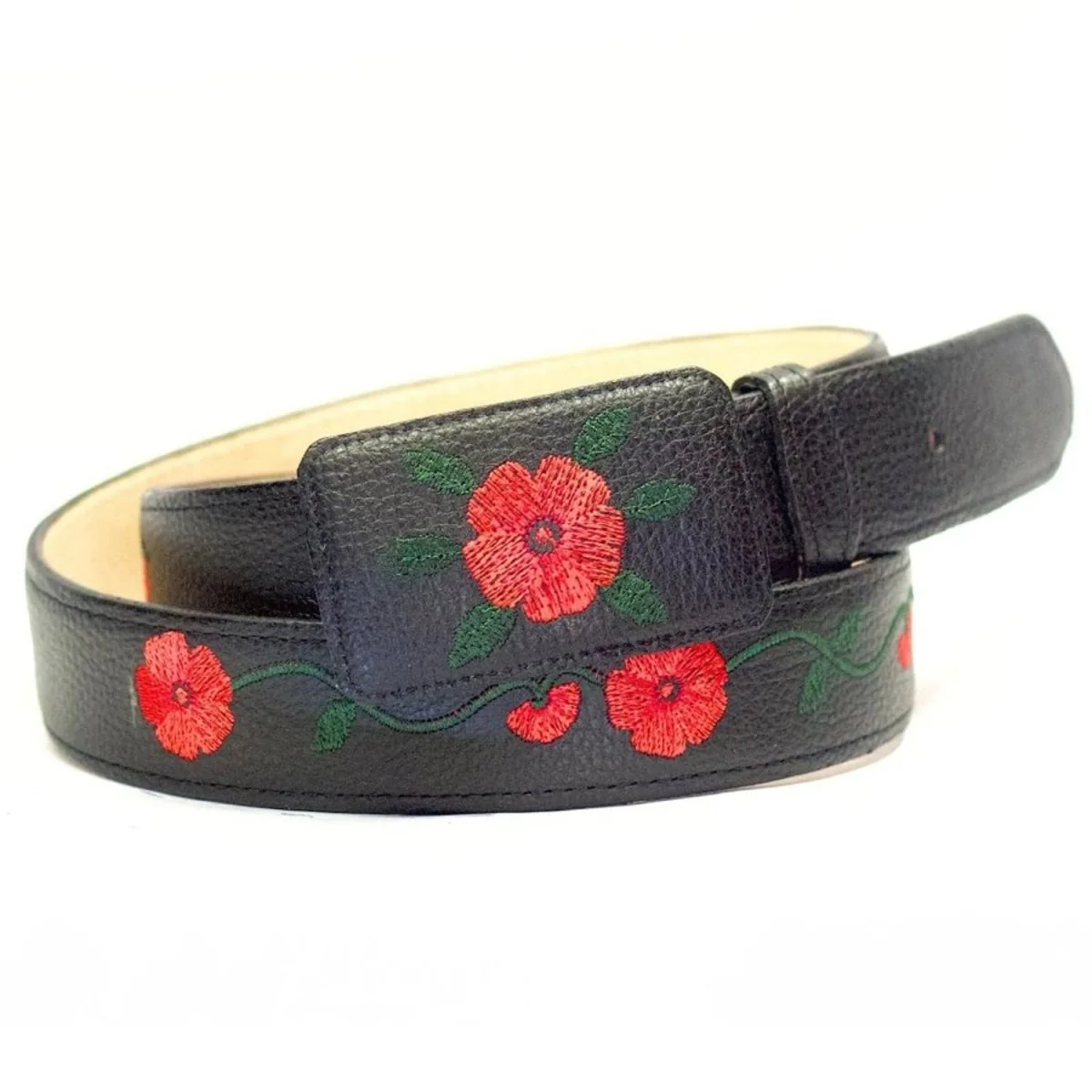 Cinto Vaquero para Mujer de Cuero Original Color Negro ROD-302NEG - Imagen 2