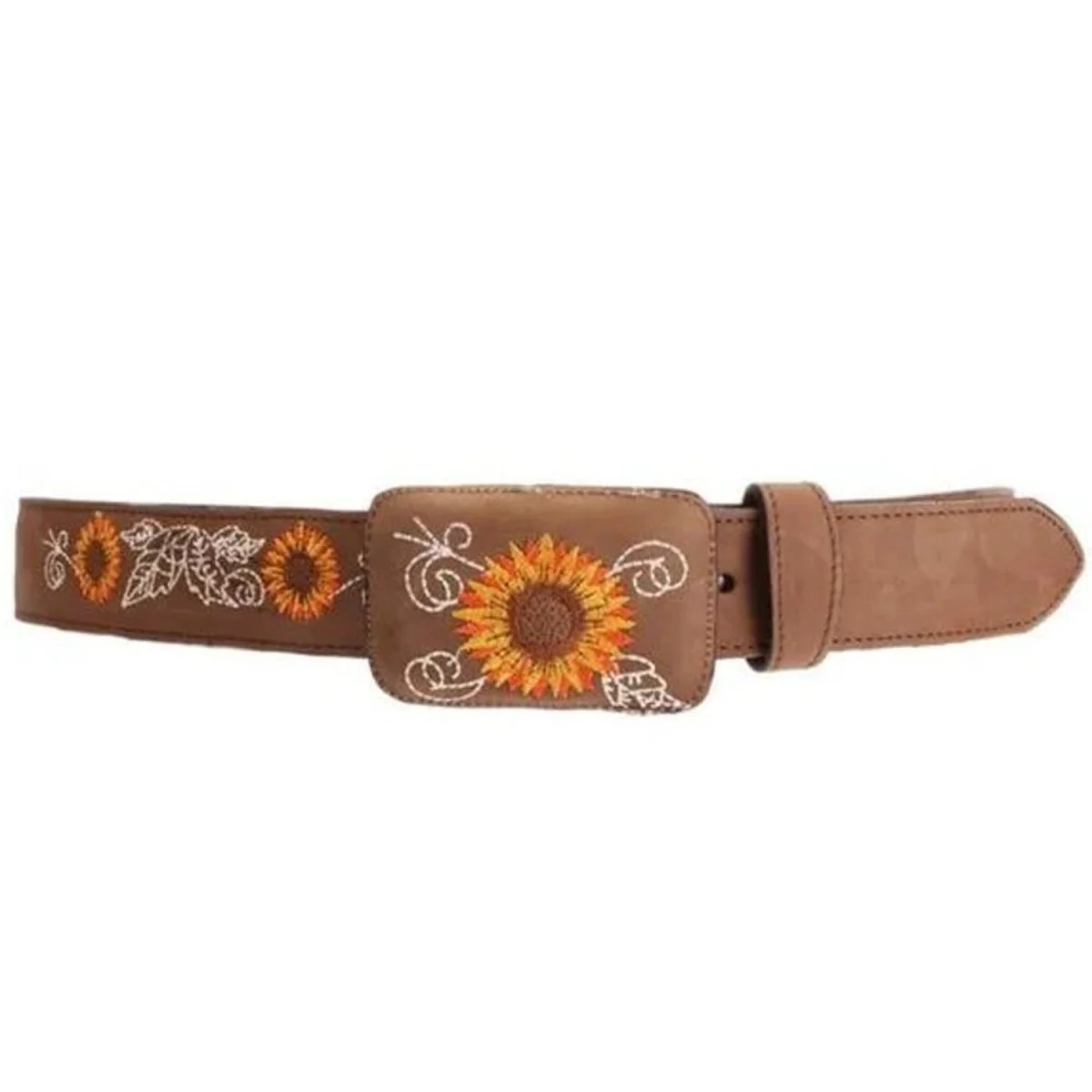 Cinto Vaquero para Mujer de Cuero Original Color Tan JB-1505TAN
