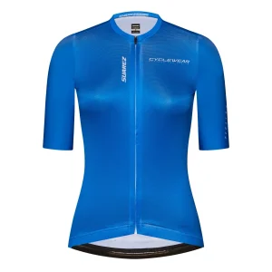 Jersey Ciclismo M/C Mujer Cyclewear Azul Avant