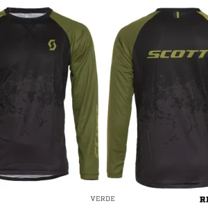 Buso Ciclismo GW Hombre Scott Negro/Verde