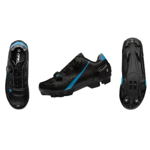 Zapatilla Ciclismo MTB GW WARRIOR M12025H NEGRO/AZUL