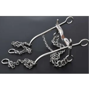 Freno Fino de Tijera para Caballo de Acero Inoxidable WD-1205