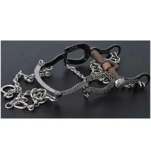 Freno Fino para Caballo Color Negro WD-1183