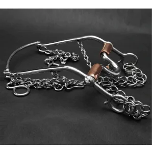 Freno Fino para Caballo de Acero Inoxidable con Barril de Cobre IMP-51215