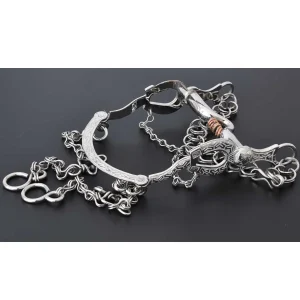 Freno Fino para Caballo de Acero Inoxidable WD-1192