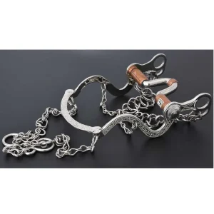 Freno Fino para Caballo de Acero Inoxidable WD-1194