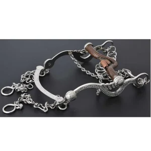 Freno Fino para Caballo de Acero Inoxidable WD-1204