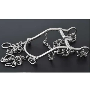 Freno Fino para Pony de Acero Inoxidable Color Plata WD-1207