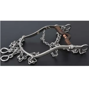 Freno Regular para Caballo de Acero Inoxidable WD-1203