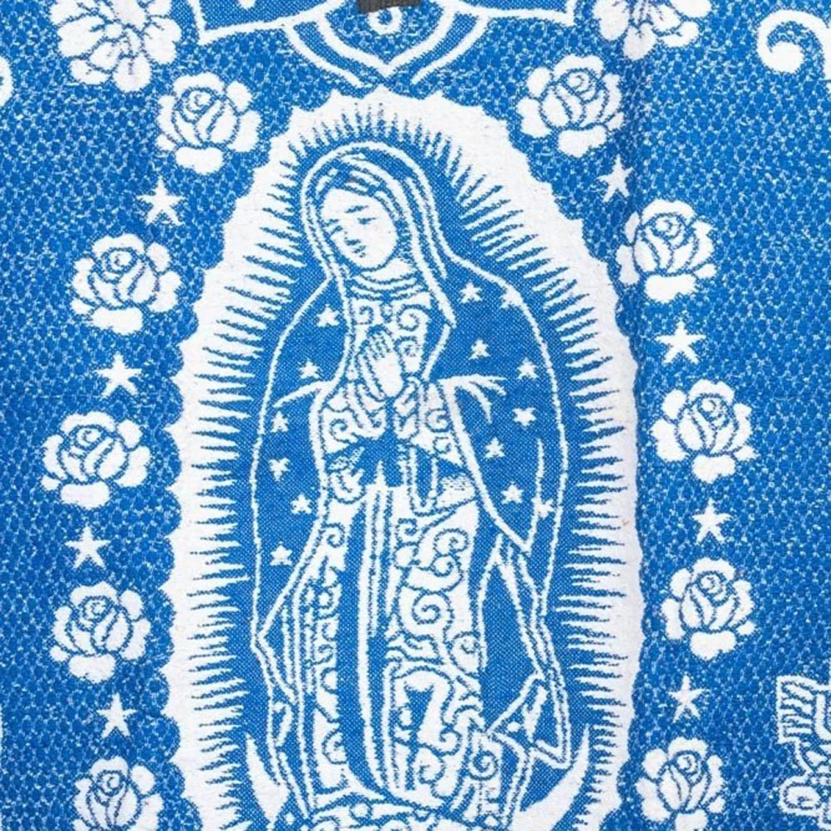 Gaban (Jorongo o Sarape) Bordado Doble Vista con Virgencita imp-73128A - Imagen 3