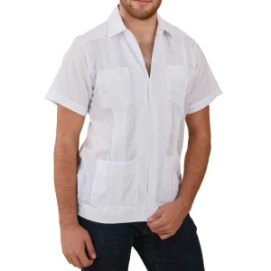 Guayabera Yucateca para Hombre Blanca IMP-79486
