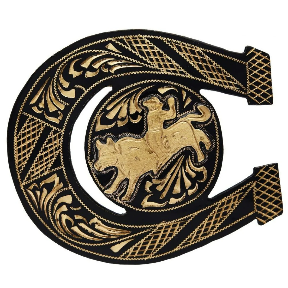 Hebilla Vaquera con Monta de Toto de Alpaca Fina IMP-23313