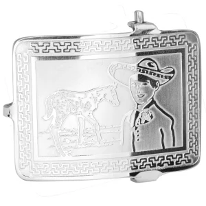 Hebilla Vaquera para Cinto de Niño Charrito con Caballo WD-1347