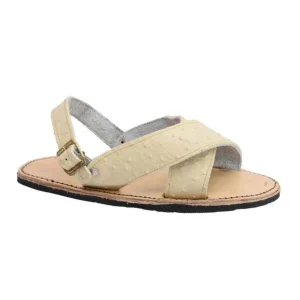 Huarache Artesanal Imitacion Avestruz - Ostrich Print Sandal Arena (Oryx) IMP-33303