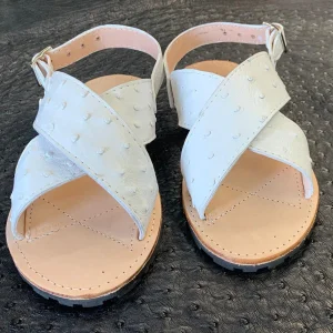 Huarache Avestruz Original Blanco