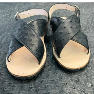 Huarache Avestruz Original Negro