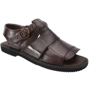 Huarache de Cuero Artesanal de Vestir Fino Color Vino imp-31252