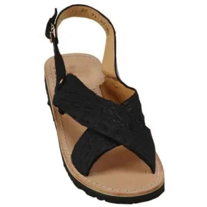 Huaraches de Cocodrilo Caiman Original Color Negro