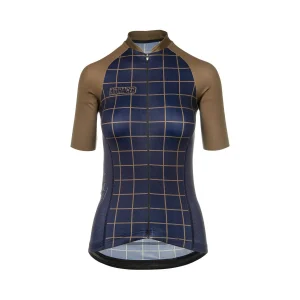 Jersey de Ciclismo Bioracer Vesper Mujer Moon Ride Navy Brow