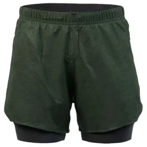 Short Running Hombre Suarez Hybrid Dark Green