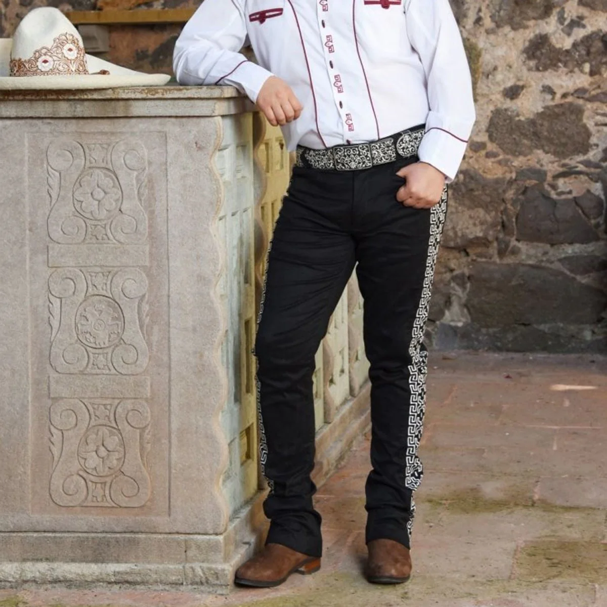Pantalon Charro para Adulto de Gamuzina - Imagen 2