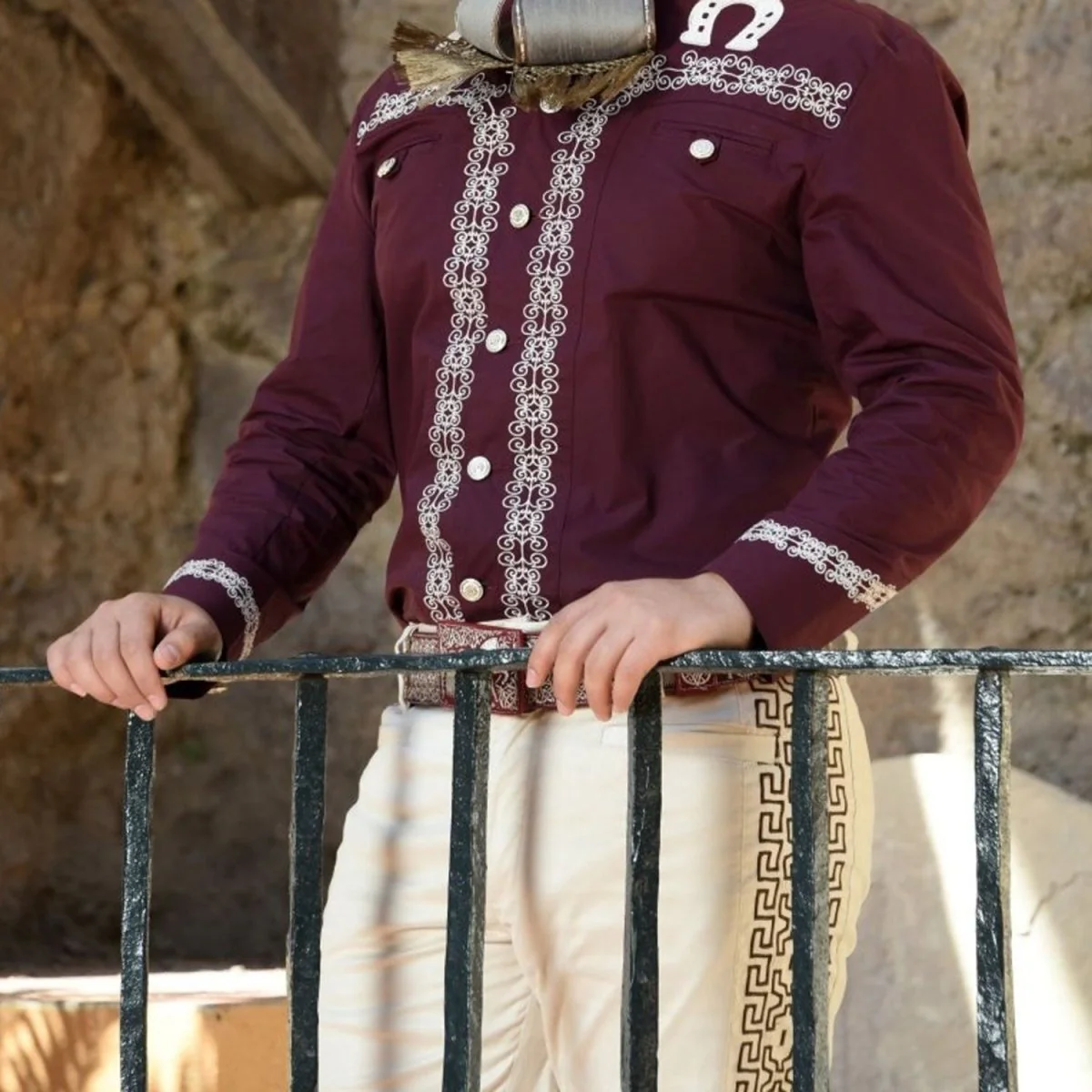 Pantalon Charro para Adulto de Gamuzina - Imagen 5