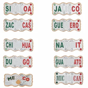 Placa para Sombrero Estados