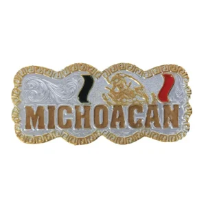 Placa para Sombrero Leyenda Michoacán IMP-29138