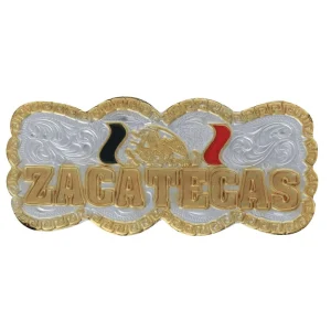 Placa para Sombrero Leyenda Zacatecas IMP-29137