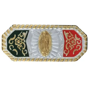 Placa para Sombrero Virgen Tricolor IMP-29116