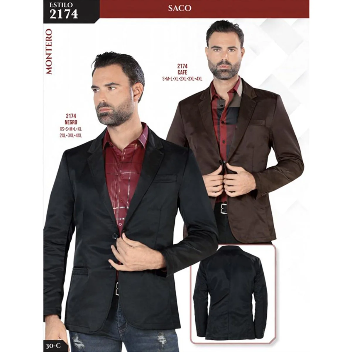 Saco Vaquero Cafe MON-2174 - Imagen 3