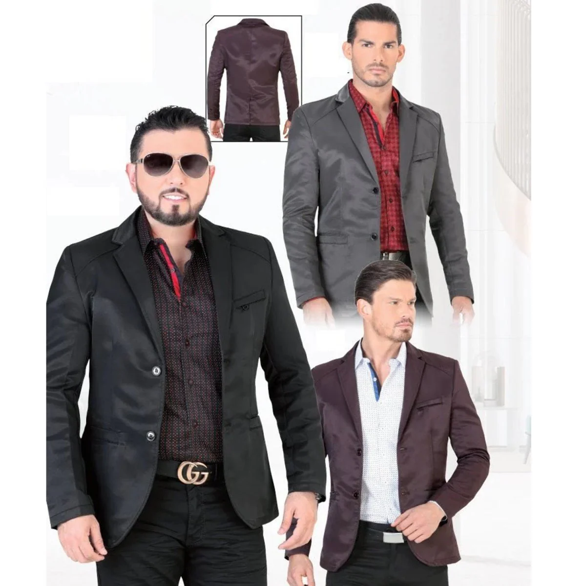 Saco Vaquero para Hombre (Linea Roberto Tapia) MON-2174 - Imagen 3