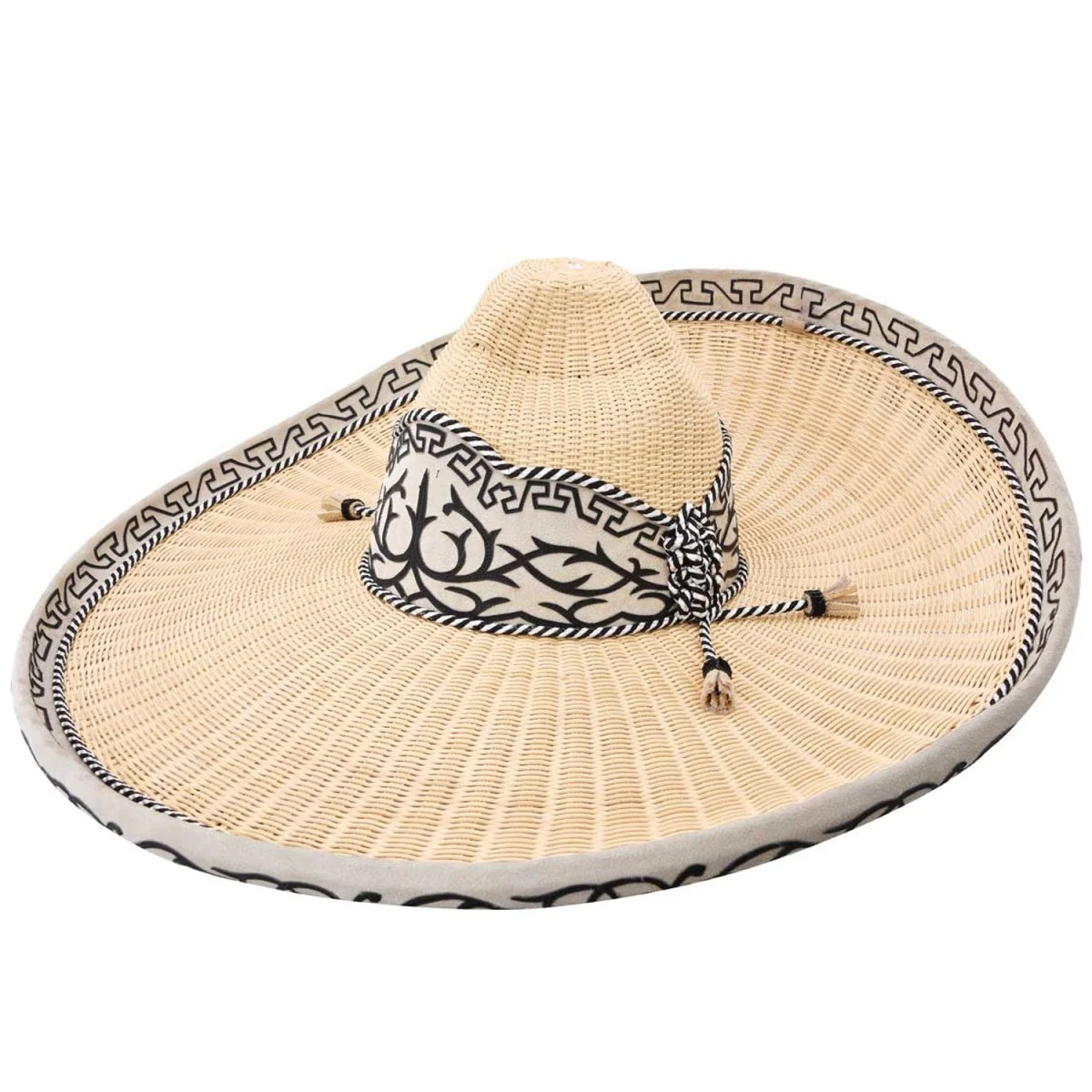 Sombrero Charro Fino de Mimbre WD-787