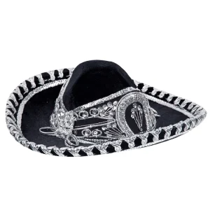 Sombrero Charro Infantil Negro con Plata