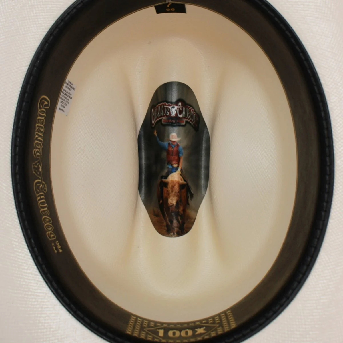 Sombrero Cuernos Chuecos 100X Milano de 3 1/2" - Imagen 7