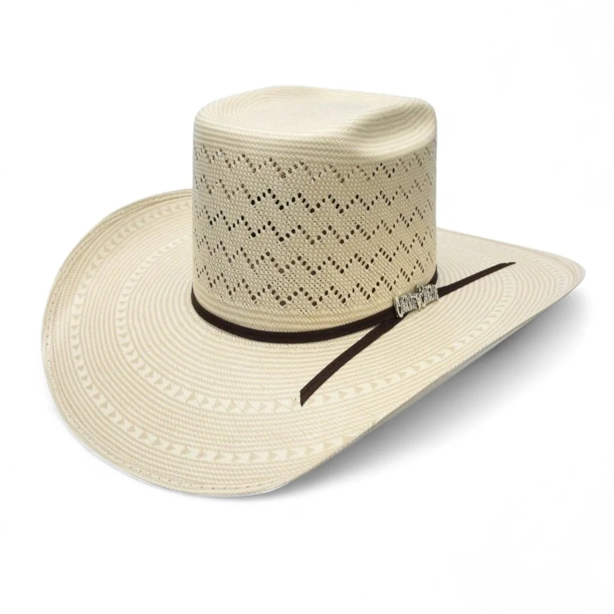 Sombrero Cuernos Chuecos 100X Horma Vakera Full Mountain Peak - Imagen 2