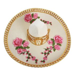 Sombrero de Charro de Gala Bordado con Flores para Mujer imp-71247