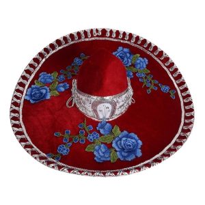 Sombrero de Charro de Gala Bordado con Flores para Mujer imp-71245