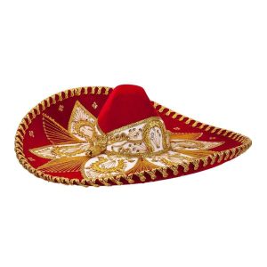 Sombrero de Charro de Gala Bordado Fino Hilo Metálico para Hombre imp-71152