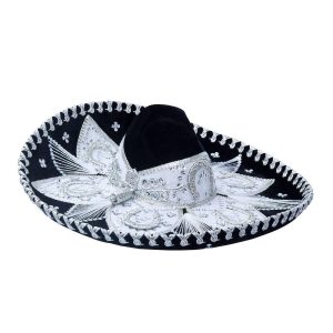Sombrero de Charro de Gala Bordado Fino Hilo Metálico para Hombre imp-71158