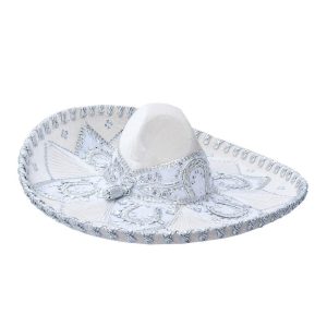 Sombrero de Charro de Gala Bordado Fino Hilo Metálico para Hombre imp-71159