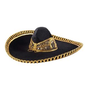 Sombrero de Charro de Gala Bordado Fino Hilo Metálico para Hombre imp-71161