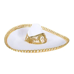 Sombrero de Charro de Gala Bordado Fino Hilo Metálico para Hombre imp-71170