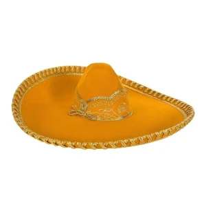 Sombrero de Charro de Gala Bordado Fino Hilo Metálico para Hombre imp-71222