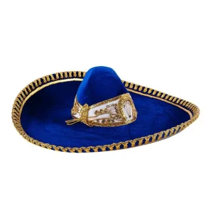 Sombrero de Charro de Gala Bordado Fino Hilo Metálico para Hombre imp-71225