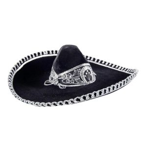 Sombrero de Charro Juvenil Color Negro con Plata imp-71251