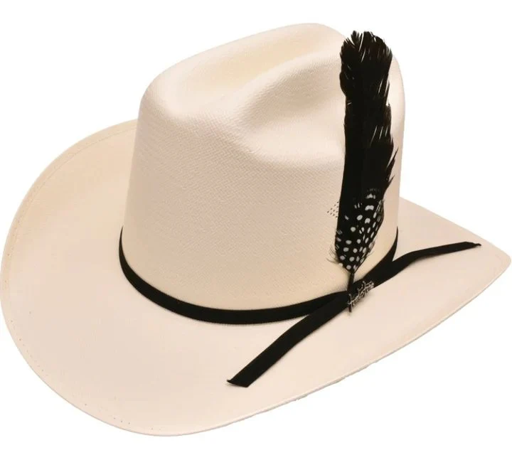 Sombrero Tombstone 30X Los Dos Carnales con Plumas - Imagen 5