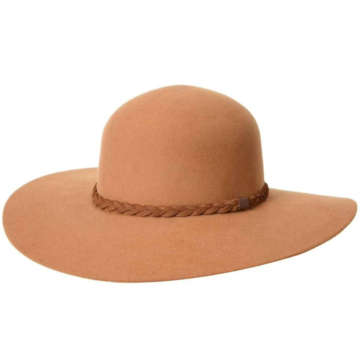 Sombrero Vaquero para Mujer Horma Flopy de Lana Color Camel WD-562