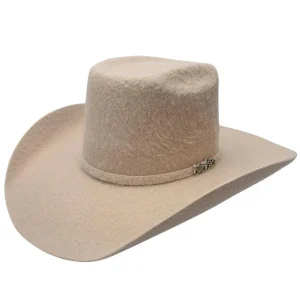 Texana Cuernos Chuecos 30X Color Beige Vakera Grizzly Pelo de Conejo